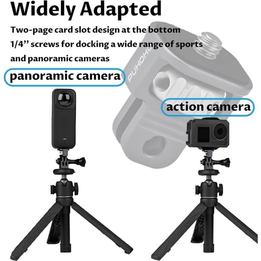 Adaptador de Montaje para Cámara PUKOKO 1/4" Aluminio CNC