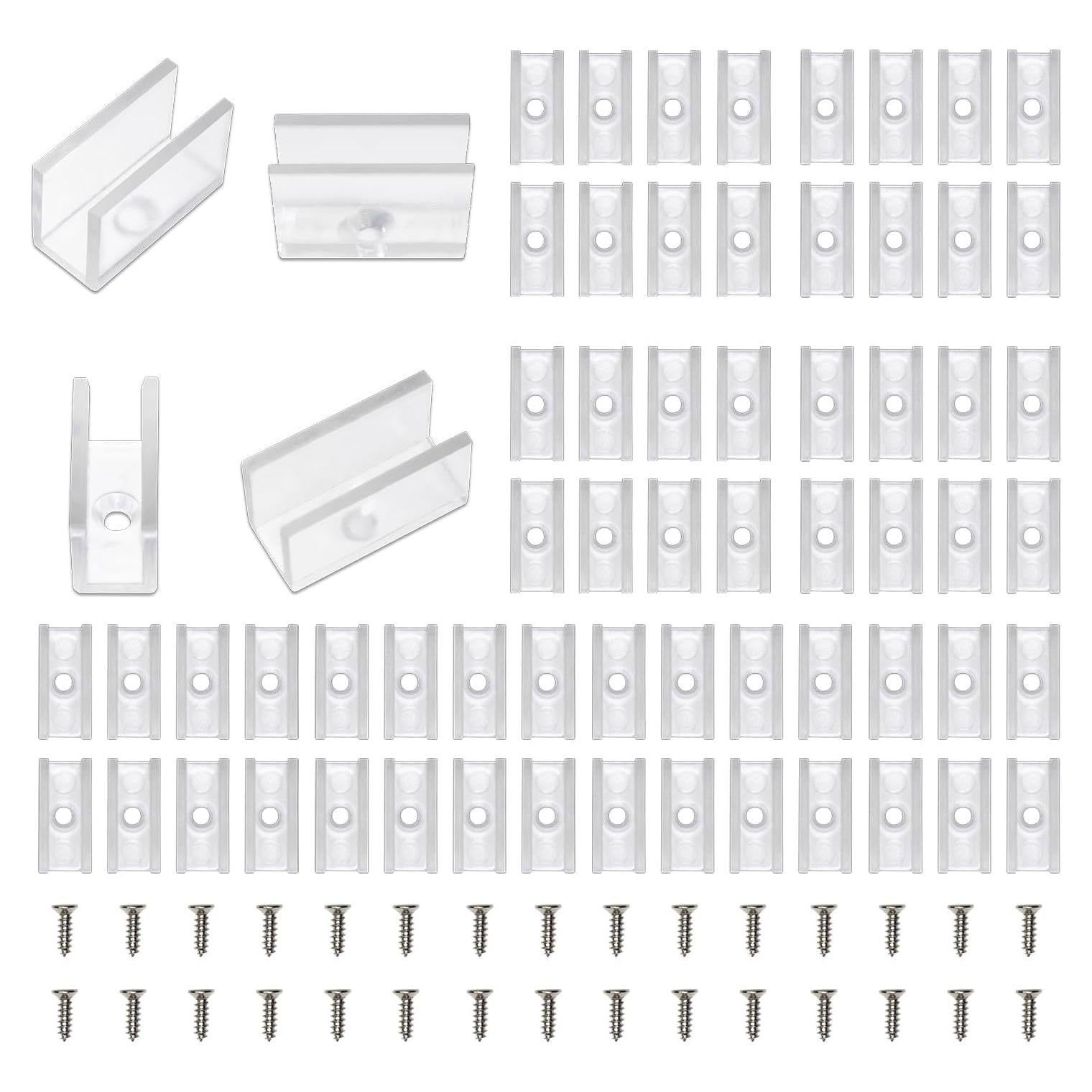 Soportes de Montaje para Luces de Neón Meevt 100PCS 6mm