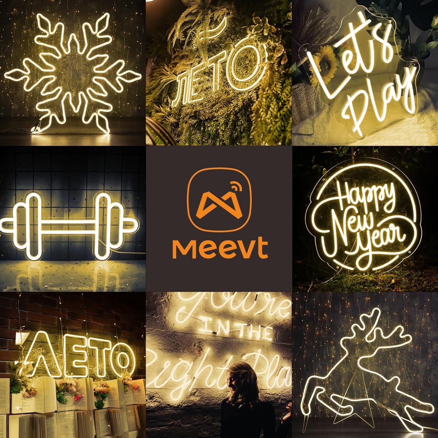 Soportes de Montaje para Luces de Neón Meevt 100PCS 6mm