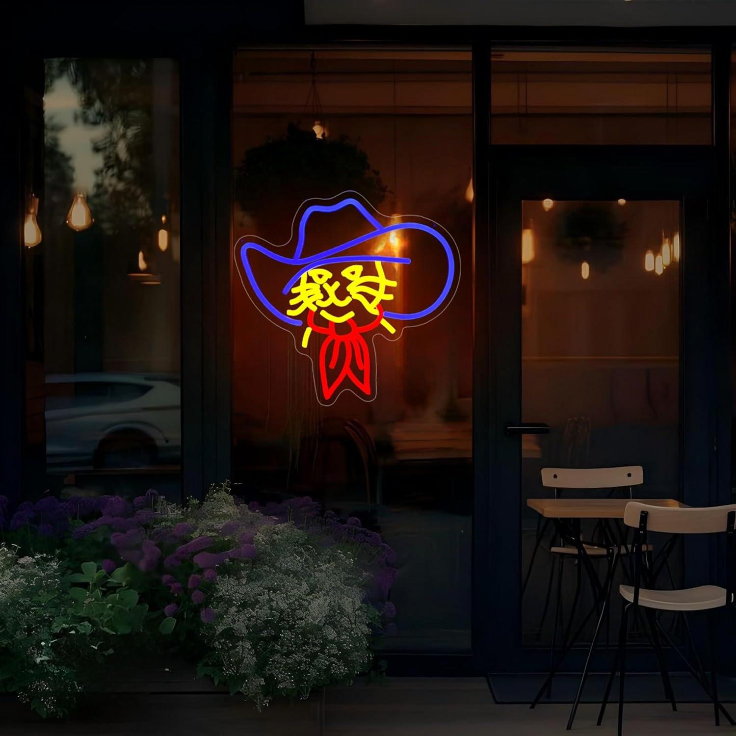 Luz de Neón LED Gato HSJNJKFU para Decoración de Pared