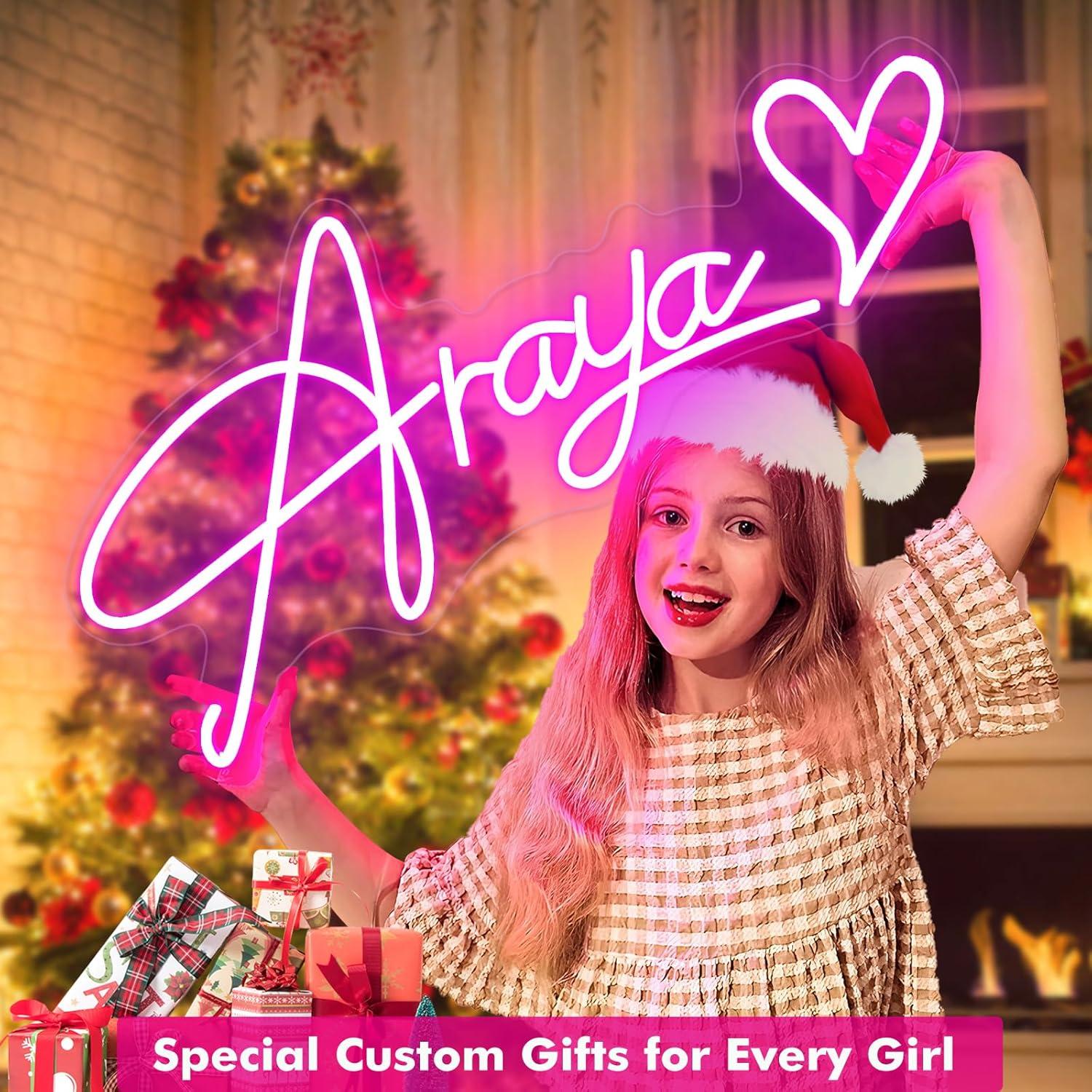 Cartel de Neón Personalizado Trescreyo 40.64x15.24 cm