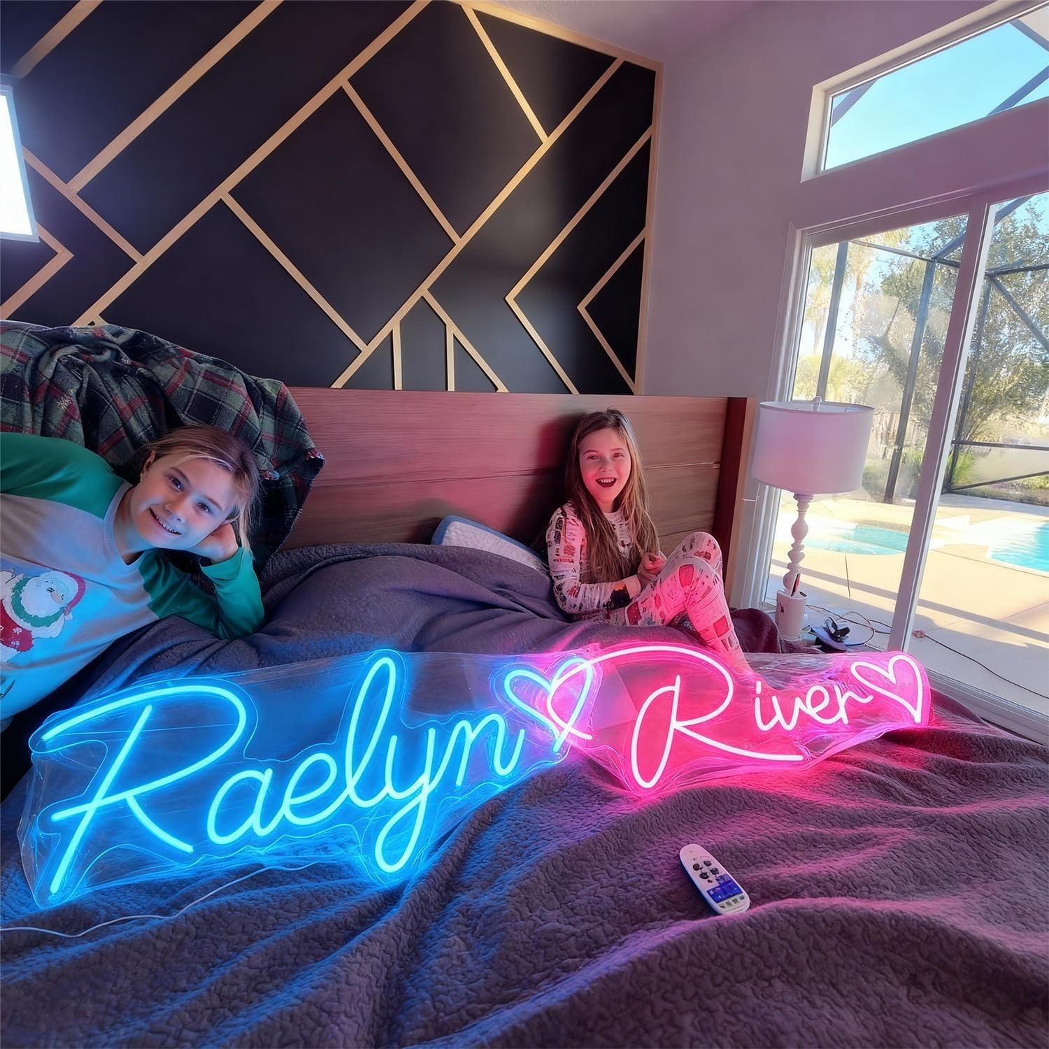 Cartel de Neón Personalizado Trescreyo 40.64x15.24 cm