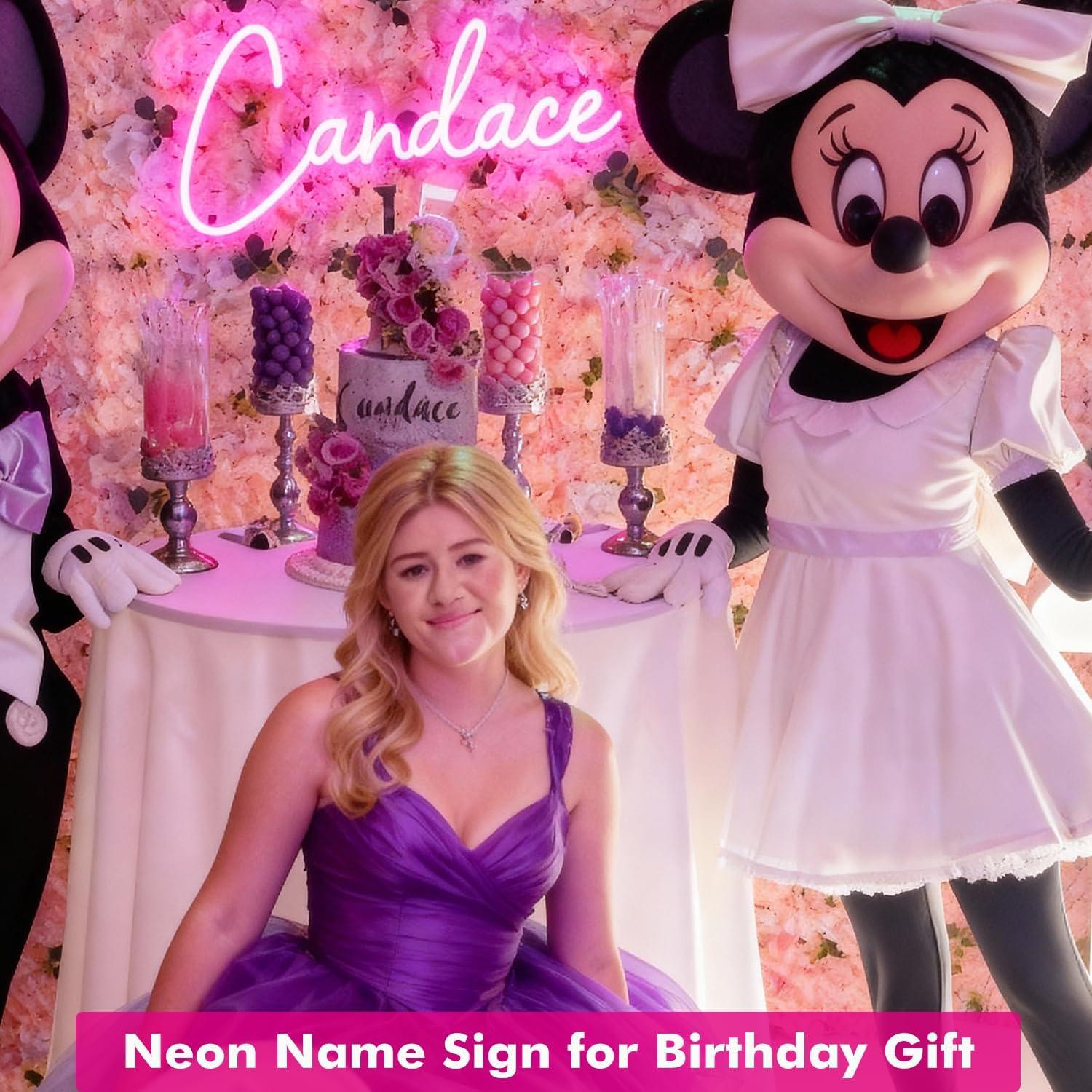 Cartel de Neón Personalizado Trescreyo 40.64x15.24 cm