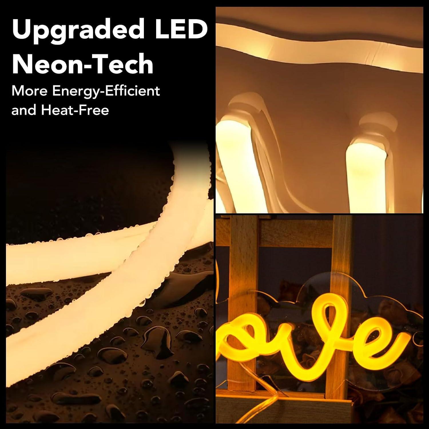 Cartel de Neón Personalizado Trescreyo 40.64x15.24 cm