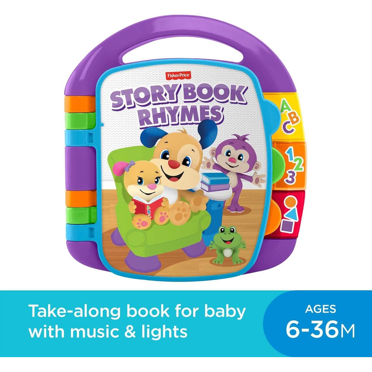 Libro Musical de Aprendizaje Fisher-Price Rimas 6+ Meses