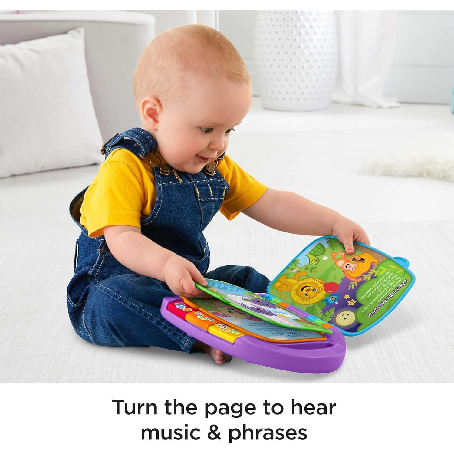Libro Musical de Aprendizaje Fisher-Price Rimas 6+ Meses