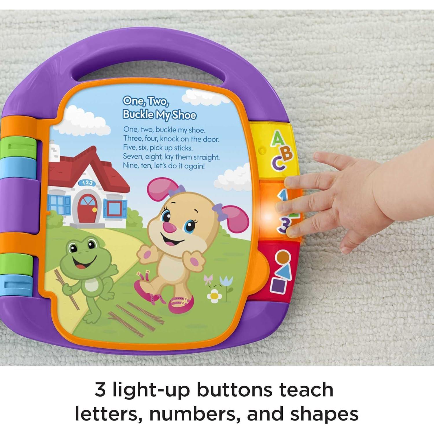 Libro Musical de Aprendizaje Fisher-Price Rimas 6+ Meses