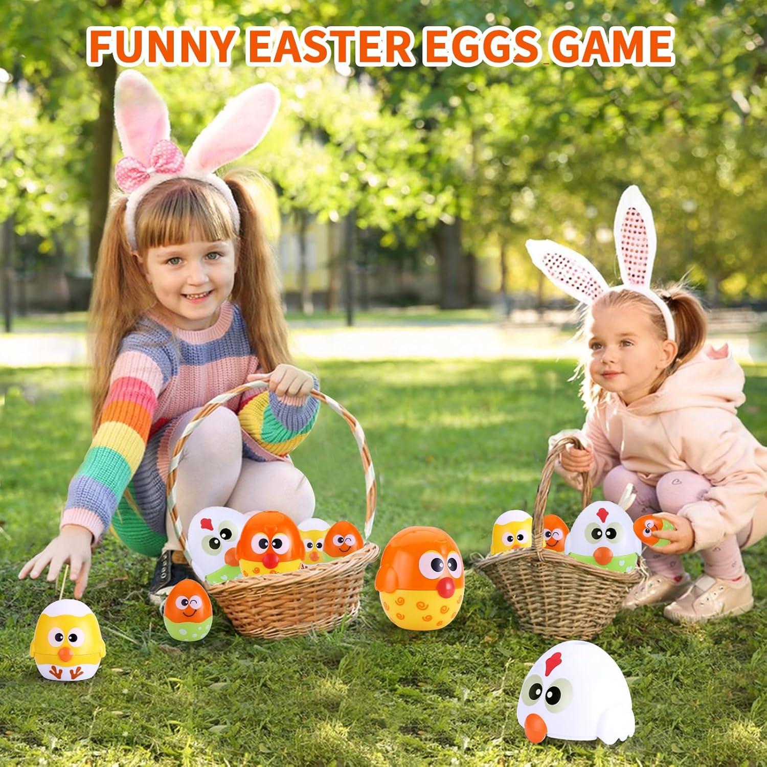 Juguetes de Huevos de Pascua MOONTOY para Niños 1-3 Años