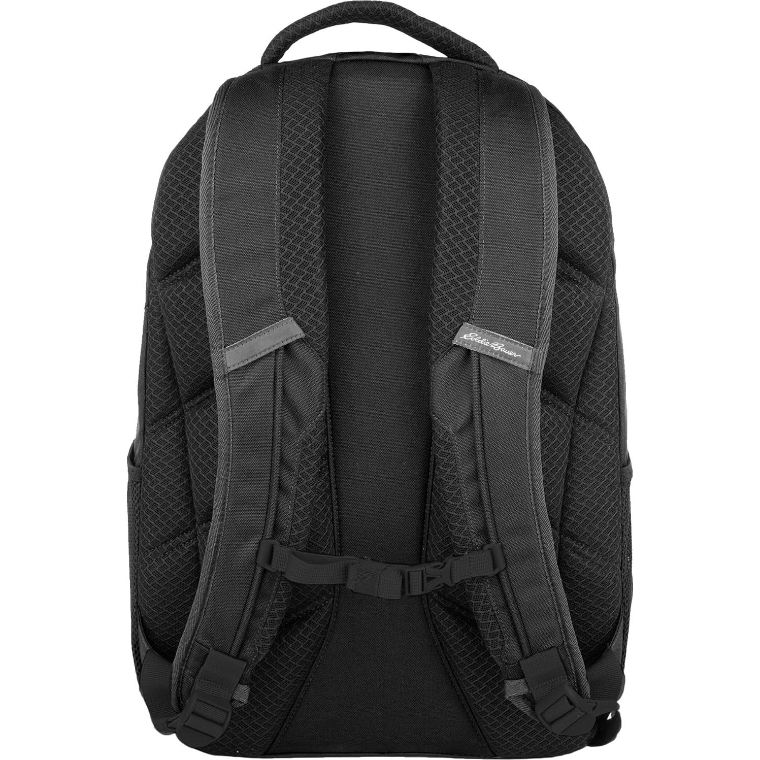 Mochila Eddie Bauer Aventurero 25L Negra con Compartimentos