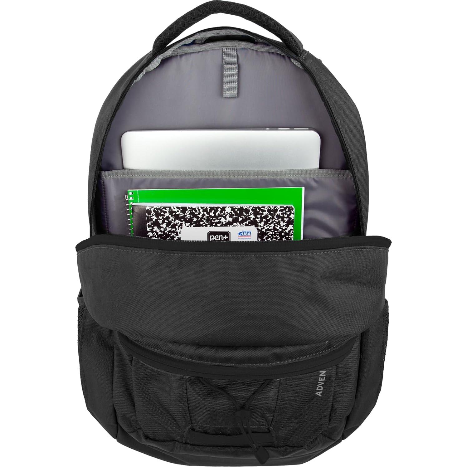 Mochila Eddie Bauer Aventurero 25L Negra con Compartimentos