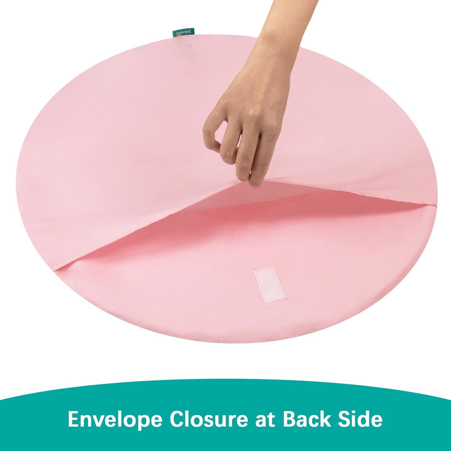 Sábanas para Cuna Biloban 2 Piezas Algodón Rosa Corazones