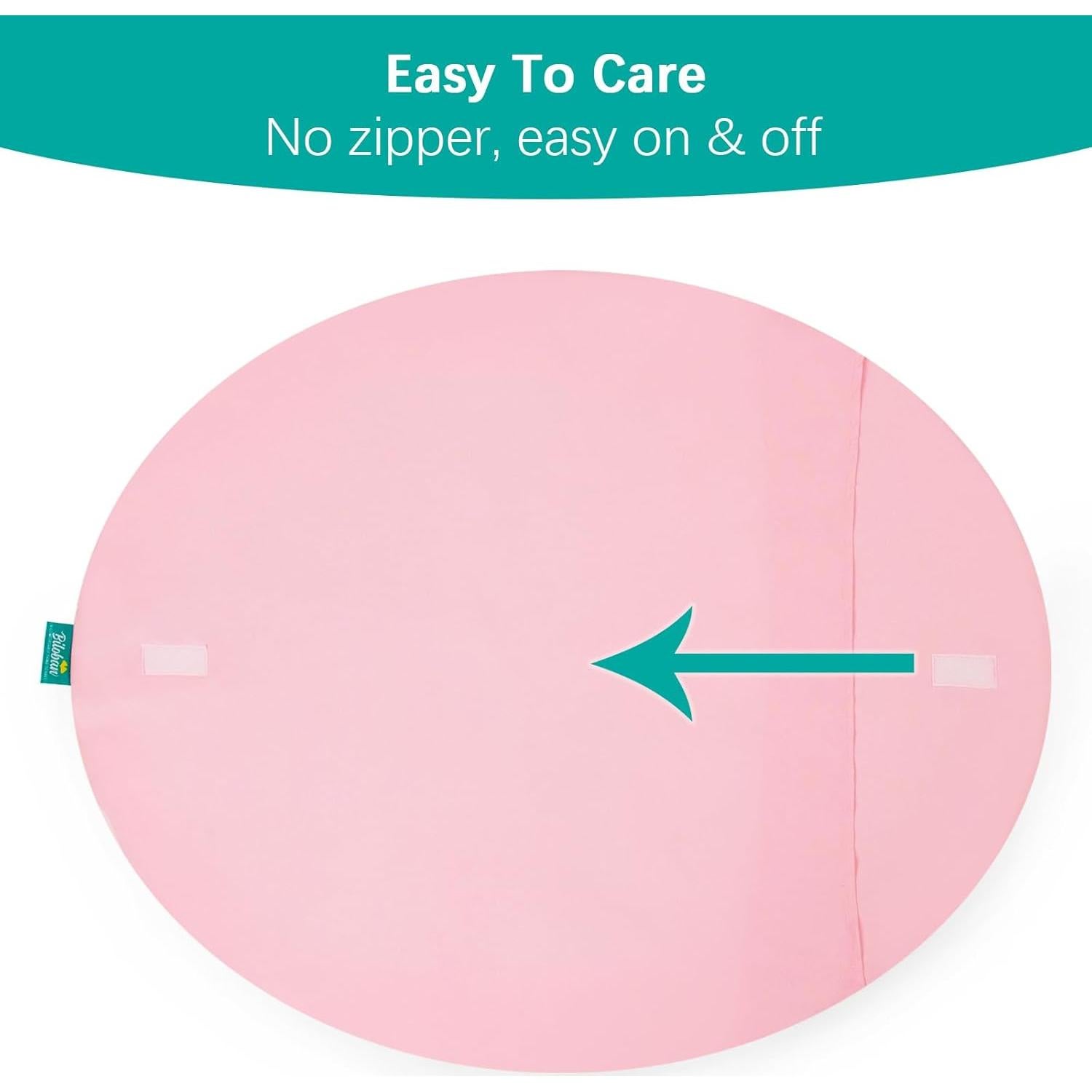 Sábanas para Cuna Biloban 2 Piezas Algodón Rosa Corazones