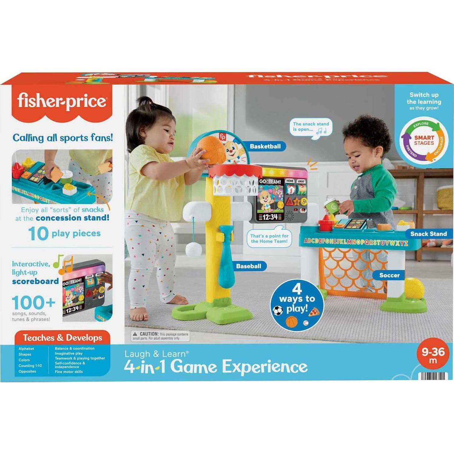 Juguete de Aprendizaje Fisher-Price Ríe y Aprende 4 en 1