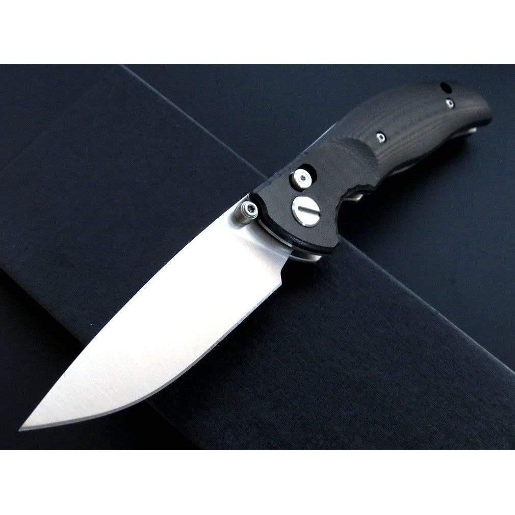Cuchillo Plegable Eafengrow EF3 D2 Mango G10 19.7 cm Negro
