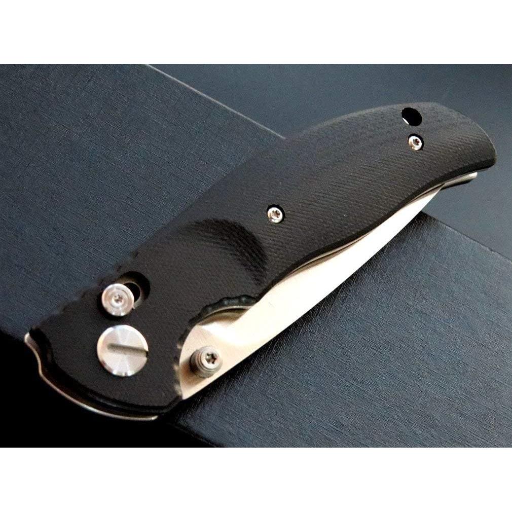 Cuchillo Plegable Eafengrow EF3 D2 Mango G10 19.7 cm Negro