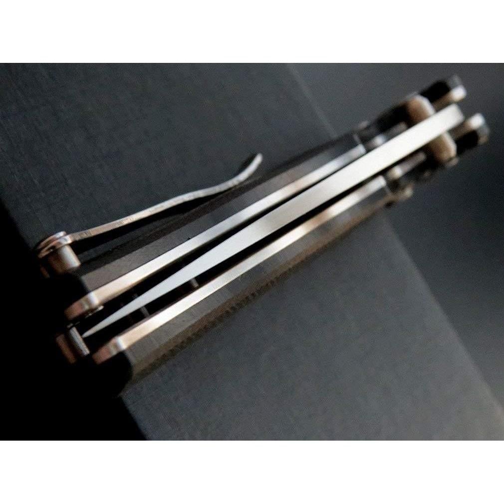 Cuchillo Plegable Eafengrow EF3 D2 Mango G10 19.7 cm Negro