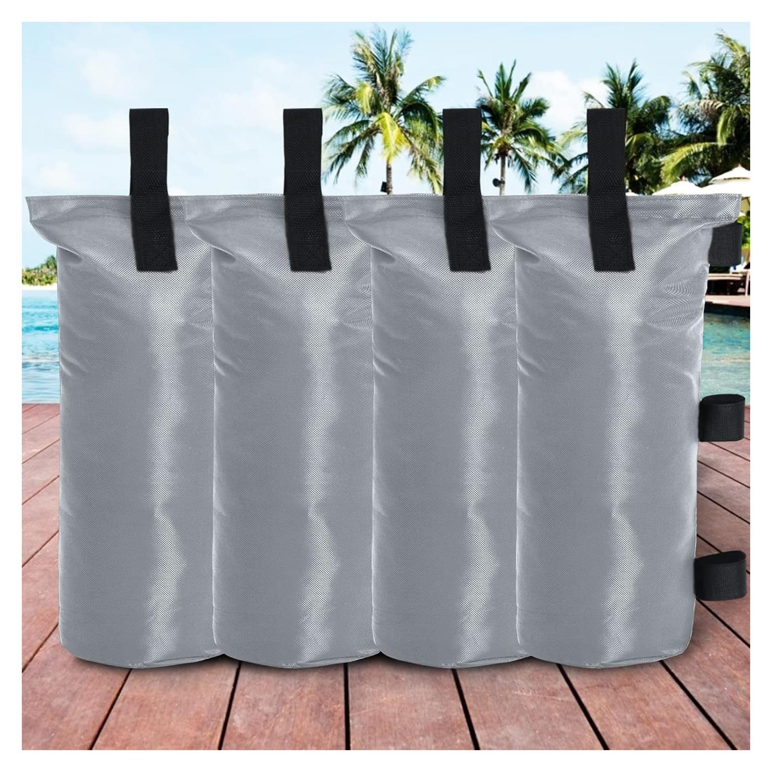 Bolsa de Arena COOSHADE 4 Piezas 50.8 kg Gris para Carpa