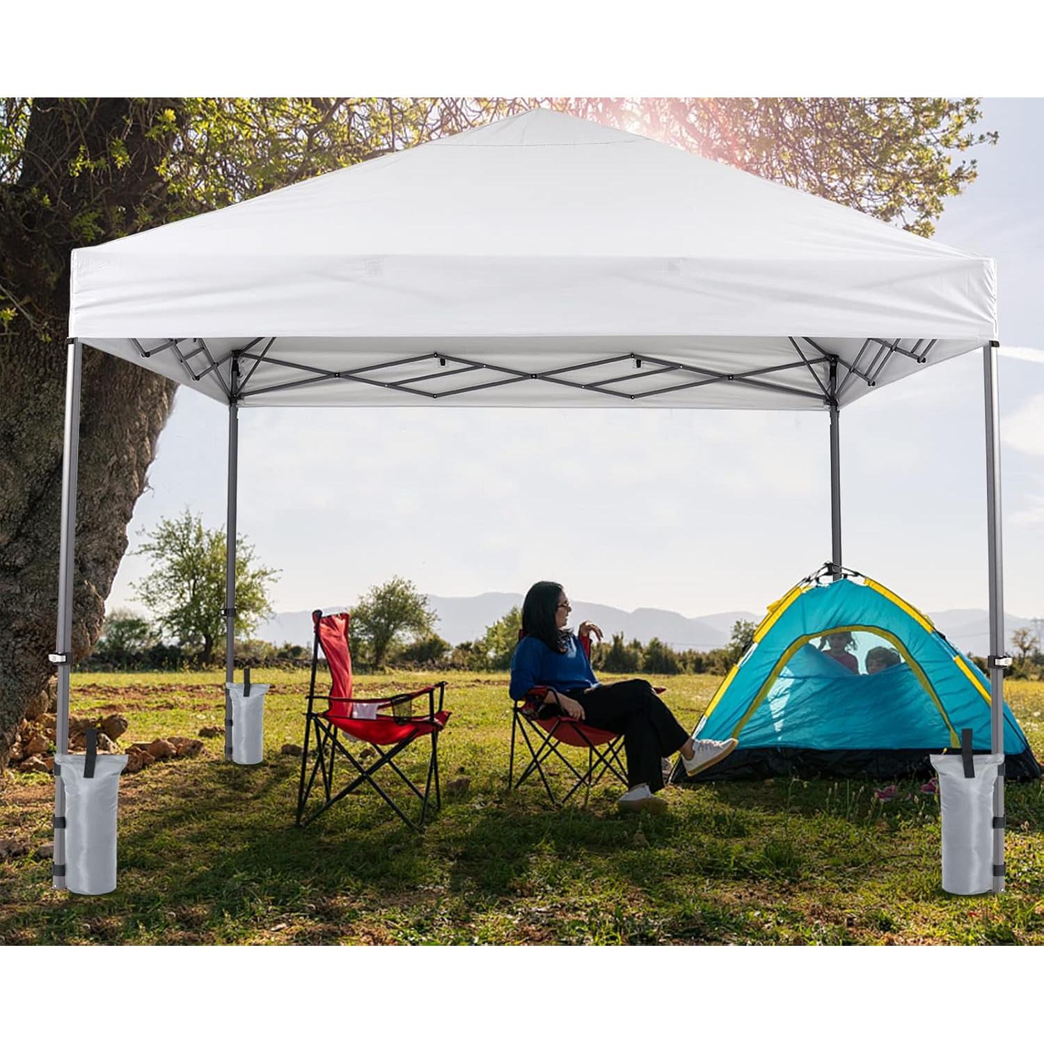 Bolsa de Arena COOSHADE 4 Piezas 50.8 kg Gris para Carpa