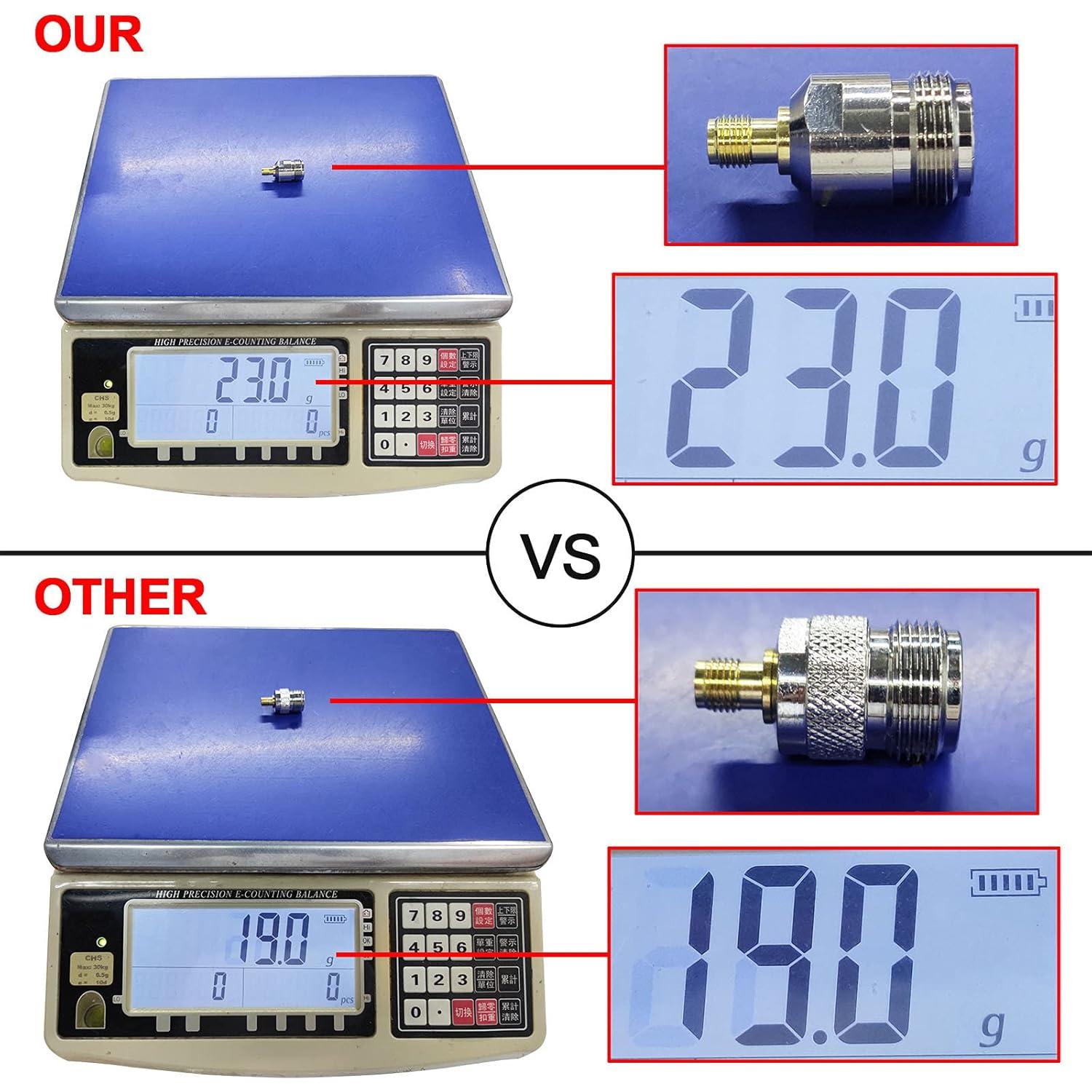 Kit de Adaptadores Coaxiales SMA a N Onelinkmore 4 Piezas