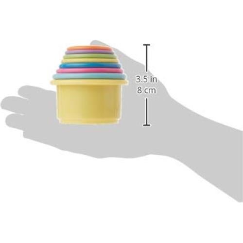 Tazas Apilables Coloridas El Primer Año - 8 Unidades