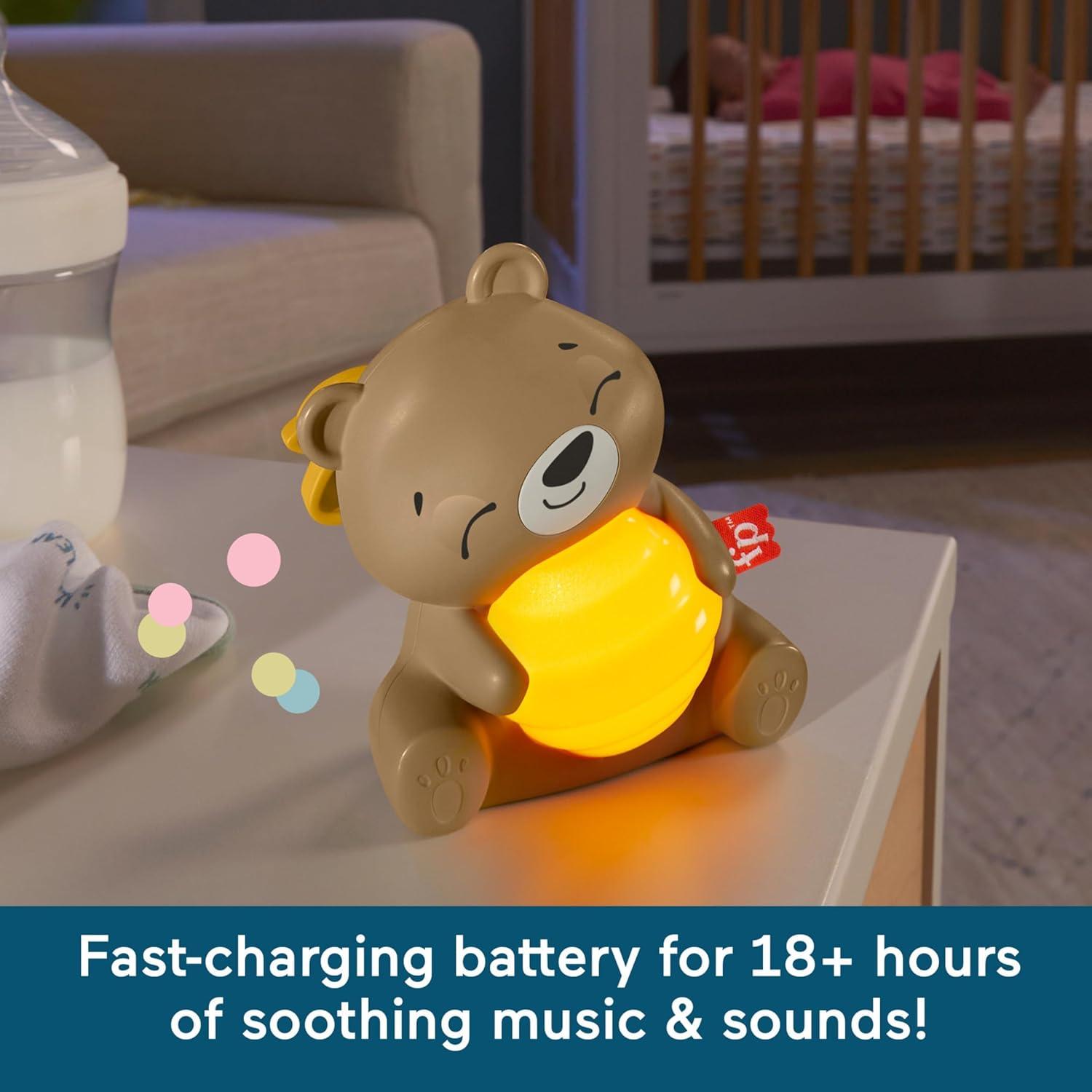 Máquina de Sonido Portátil Fisher Price Oso Luz Nocturna
