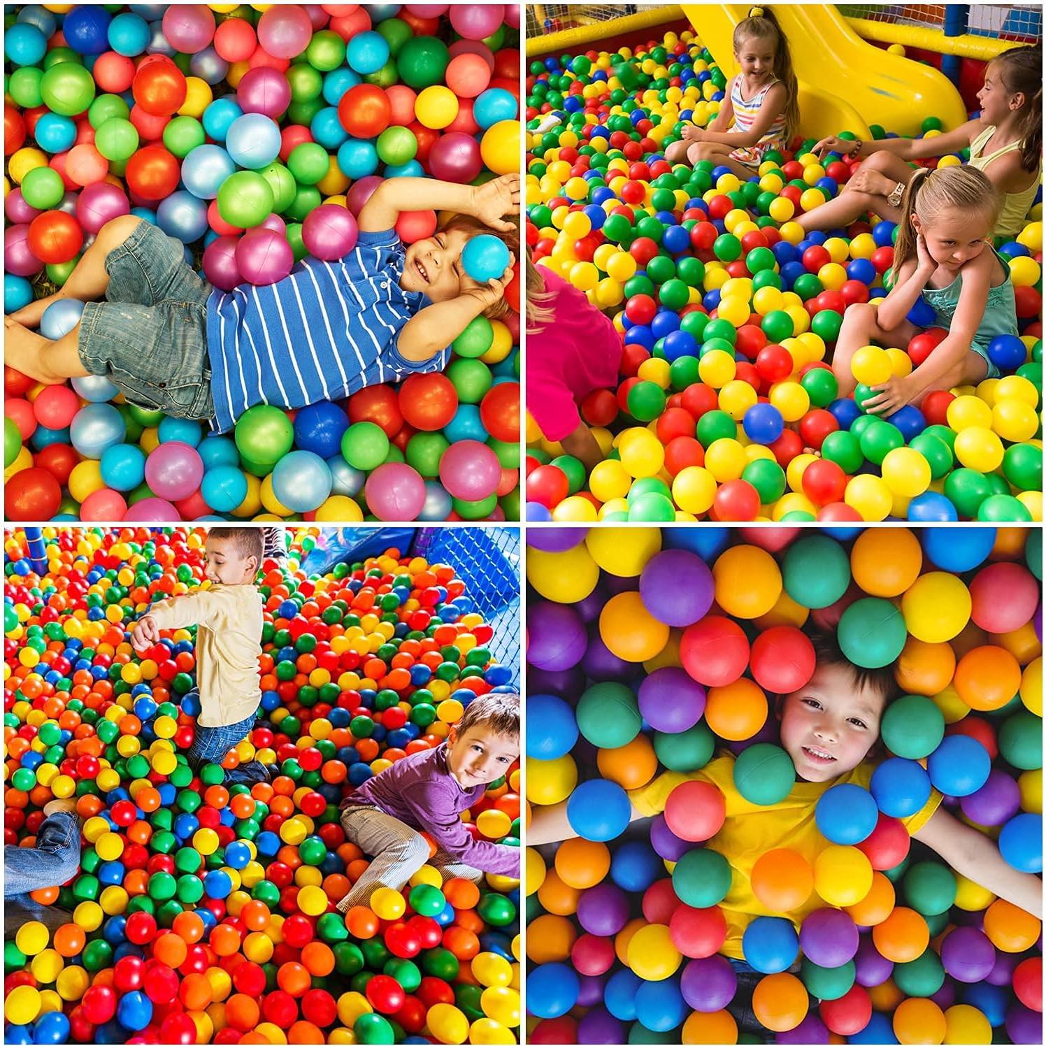 Pelotas de piscina Vanland 100 unidades 5.5cm colores brillantes