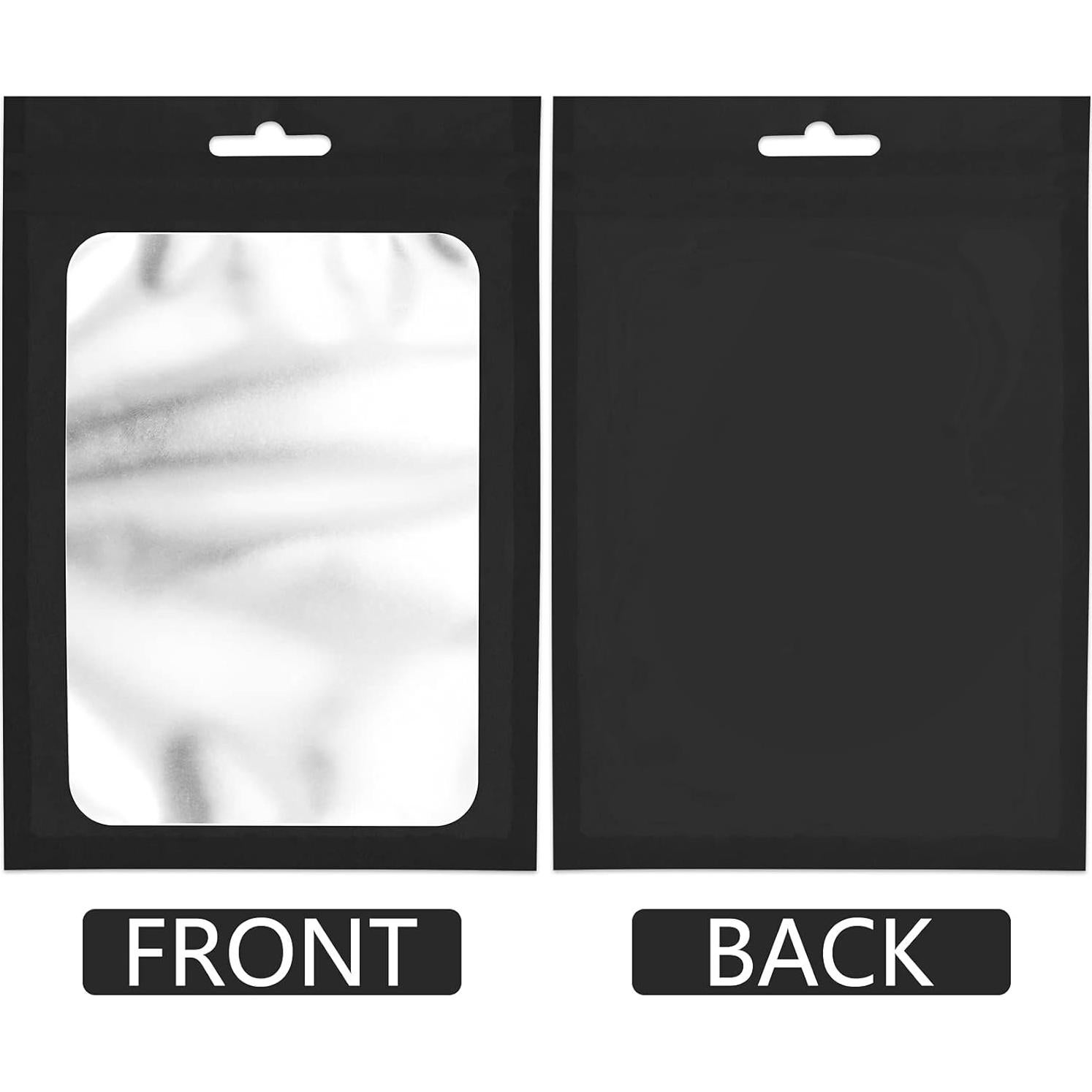 100 Bolsas Mylar Reutilizables ANZNKU 6.99x10 cm a Prueba de Olores