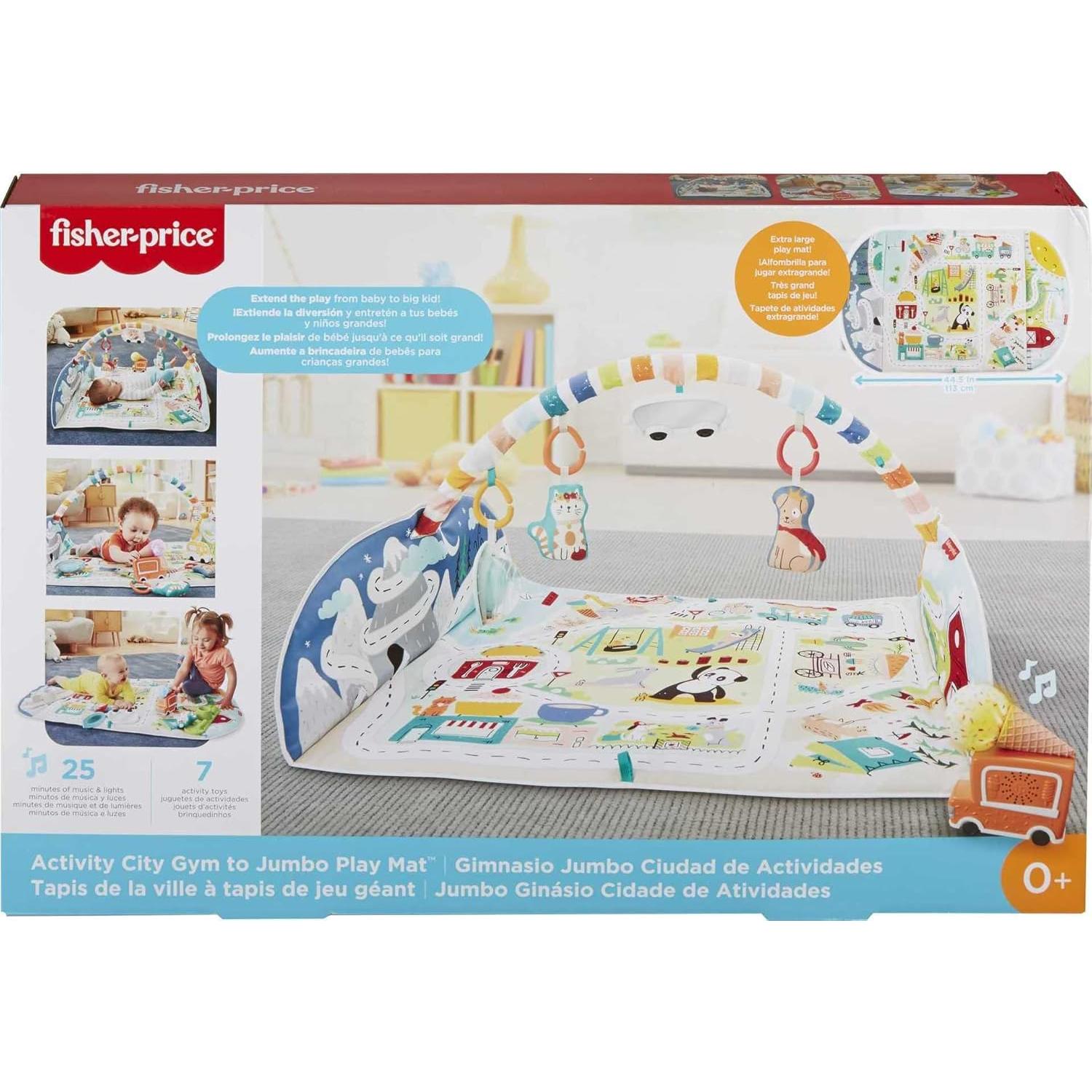 Alfombrilla Jumbo Fisher-Price Ciudad de Actividad 106 cm