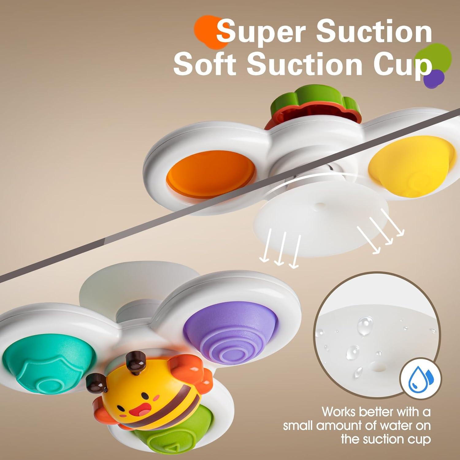 Juguetes de Ventosa TOHIBEE 3 Piezas para Bebés 1-3 Años