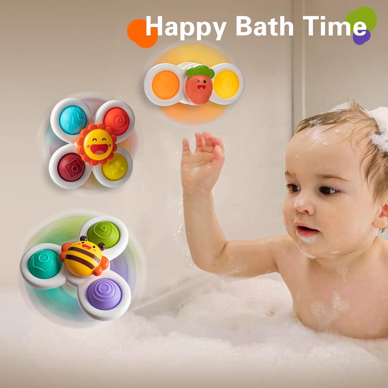 Juguetes de Ventosa TOHIBEE 3 Piezas para Bebés 1-3 Años