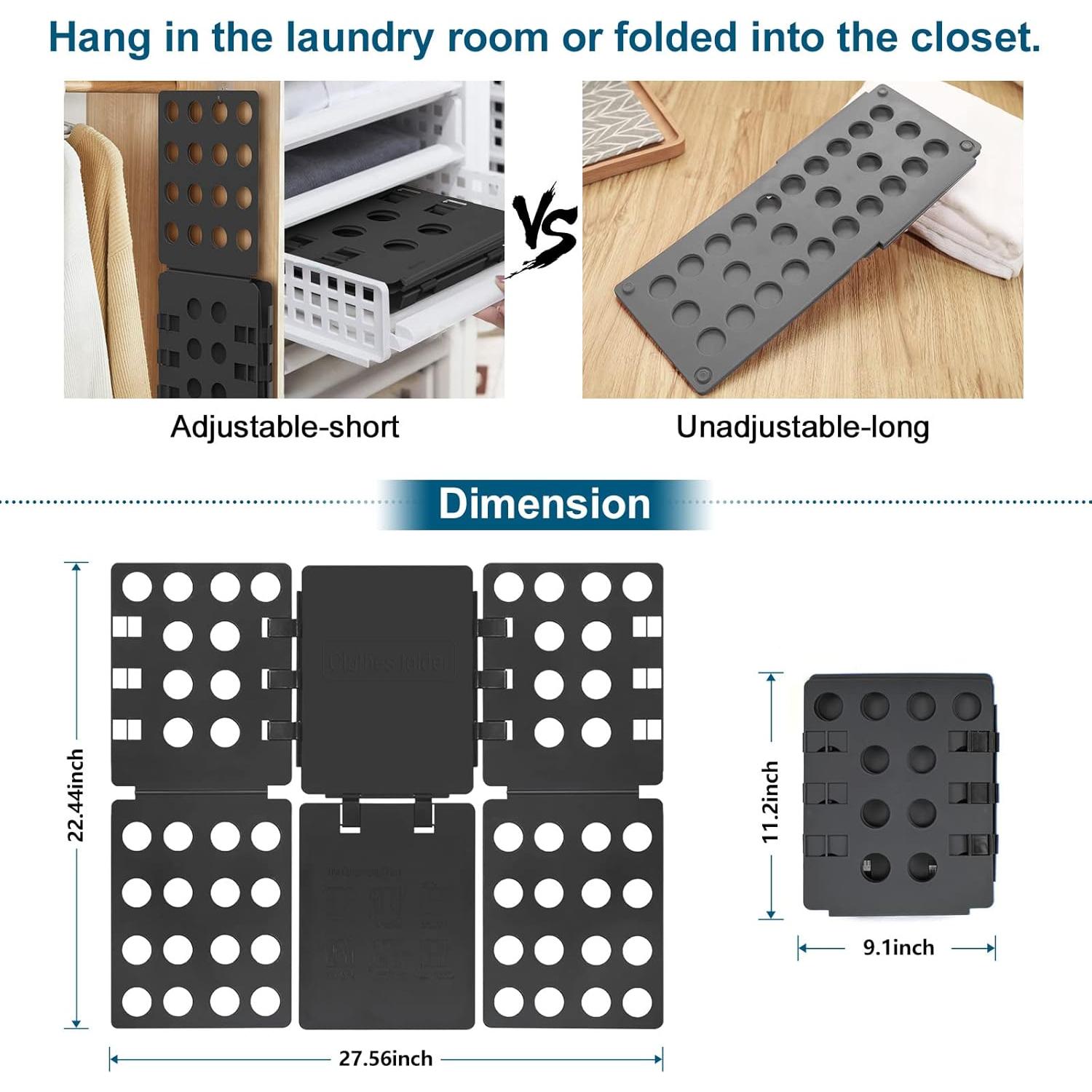 Tabla de Pliegue de Camisas Sealegend V1 Negra 28.4x21.8 cm