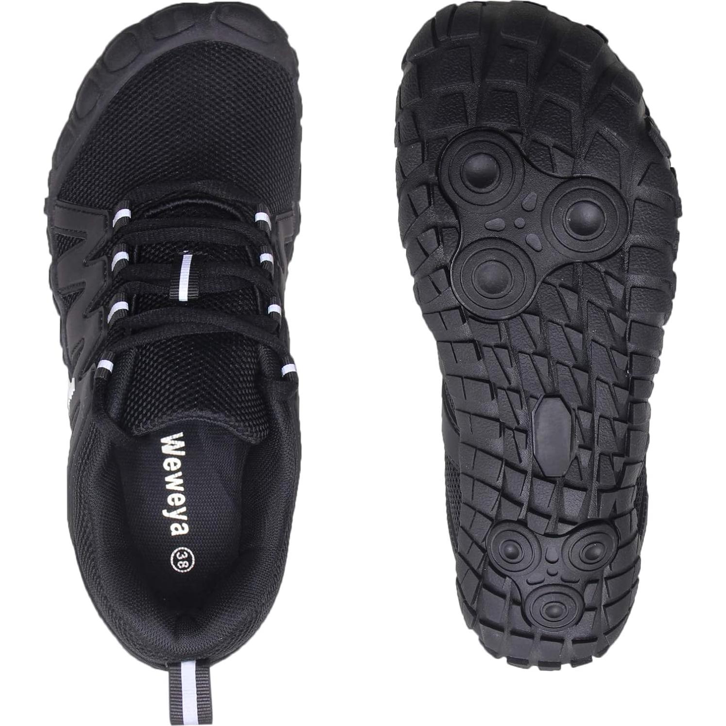 Zapatos Weweya Barefoot Mujeres Minimalistas Negro Talla 5