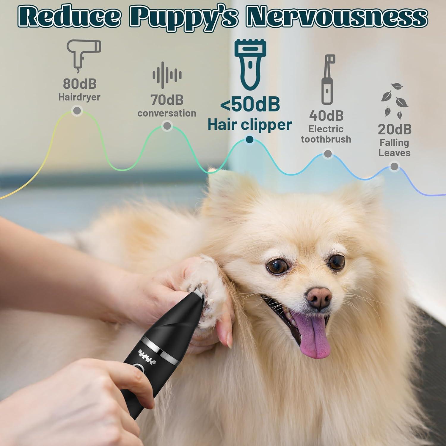 Kit de Aseo para Perros MALLMALL6 4 en 1 Batería 2000mAh