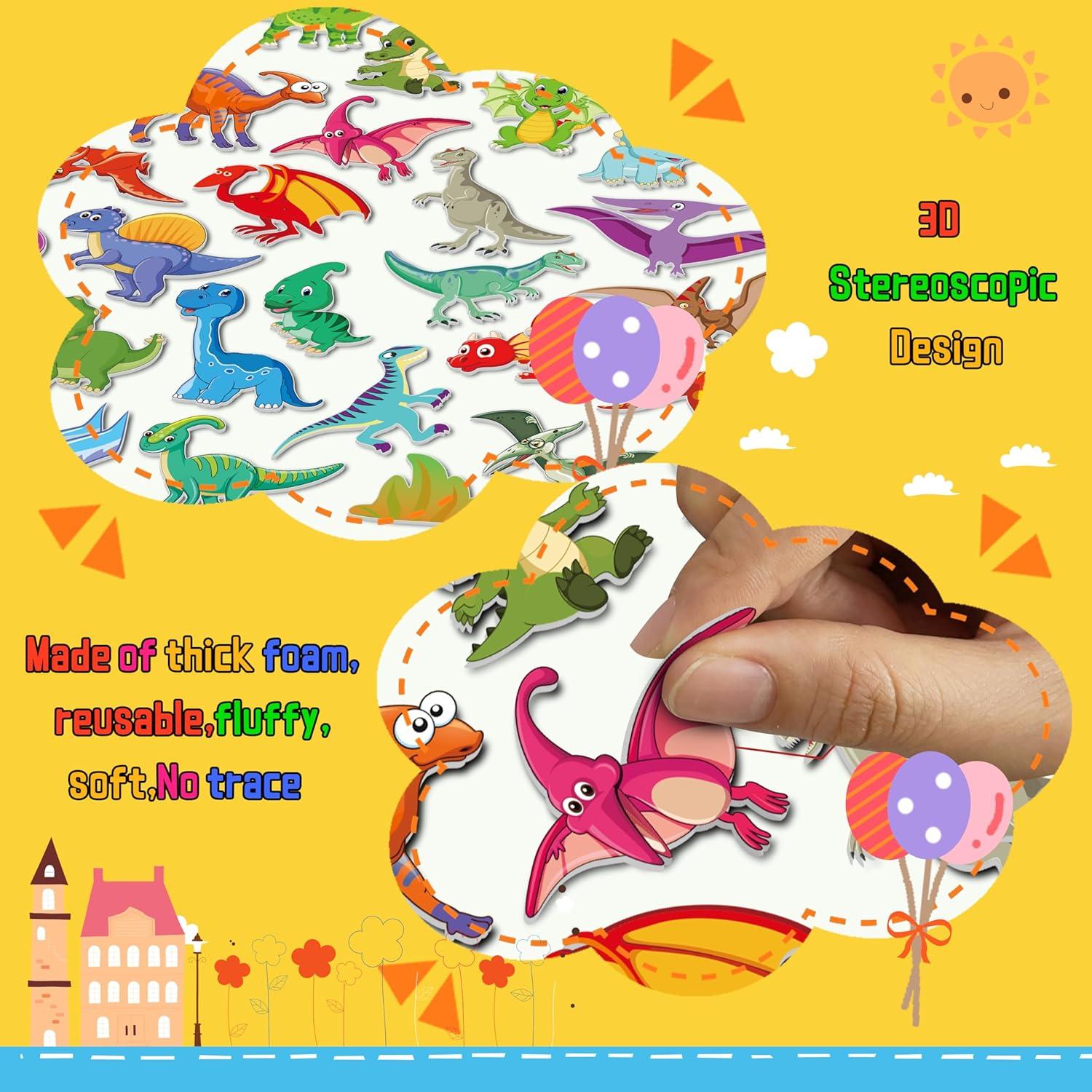 Set de 6 Libros de Stickers Puffy Kalysky para Niños 2-4 Años