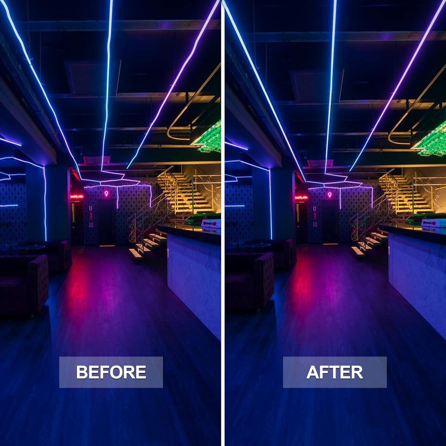 Canales de Aluminio GZBtech para Luces de Neón 1M - 6 PCS