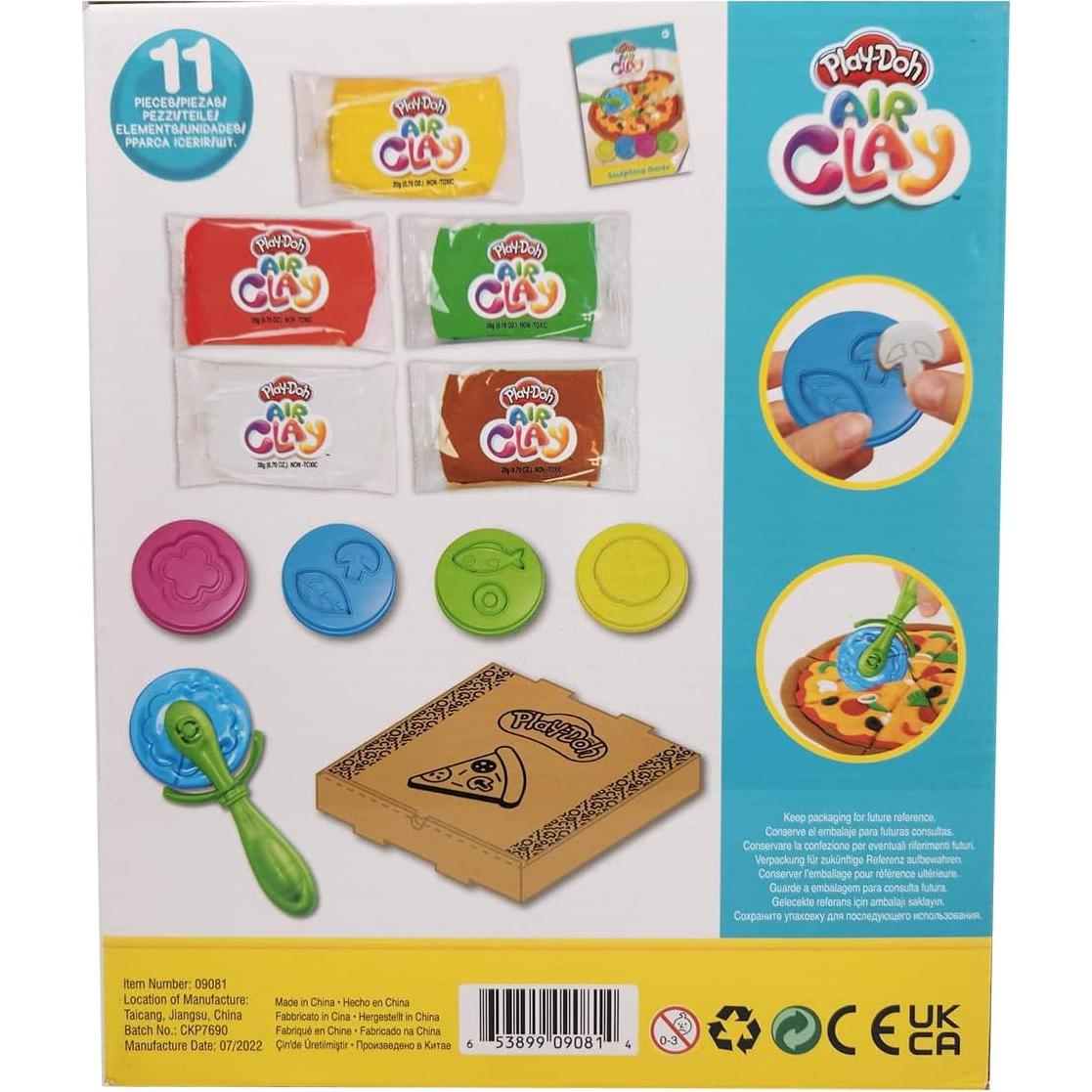Play-Doh Arcilla de Aire Pizzería 0.20 kg Multicolor