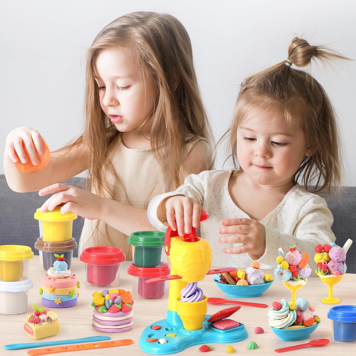 Conjunto de Masa de Color PLAY para Helados 8 Latas 56 g