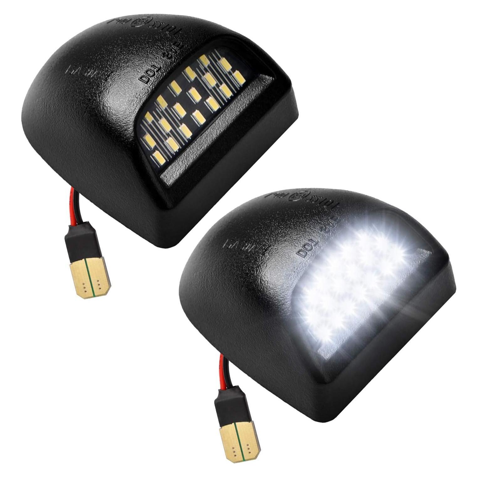 Luz de Placa LED LESAUCE 6000K para Chevy/GMC - Paquete de 2