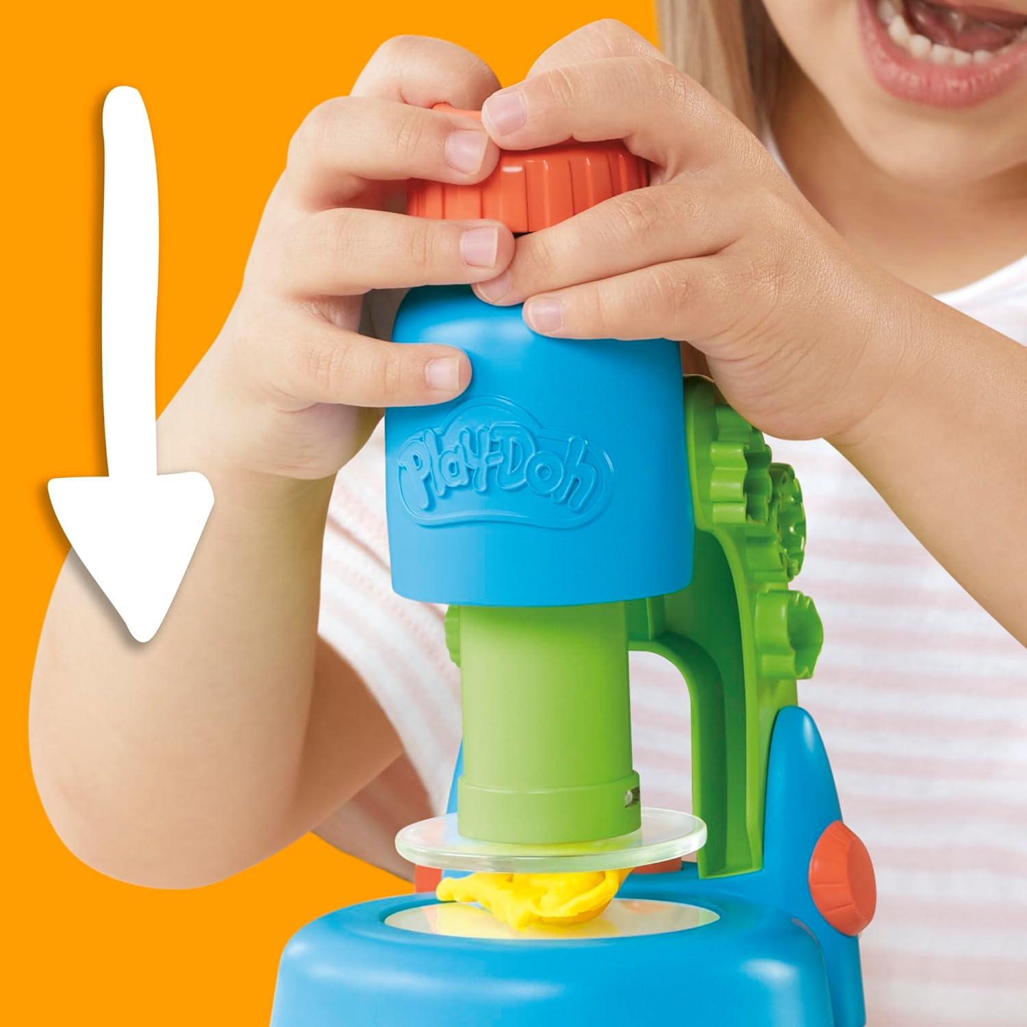 Microscopio de Juguete Play-Doh con Luz y 9 Accesorios