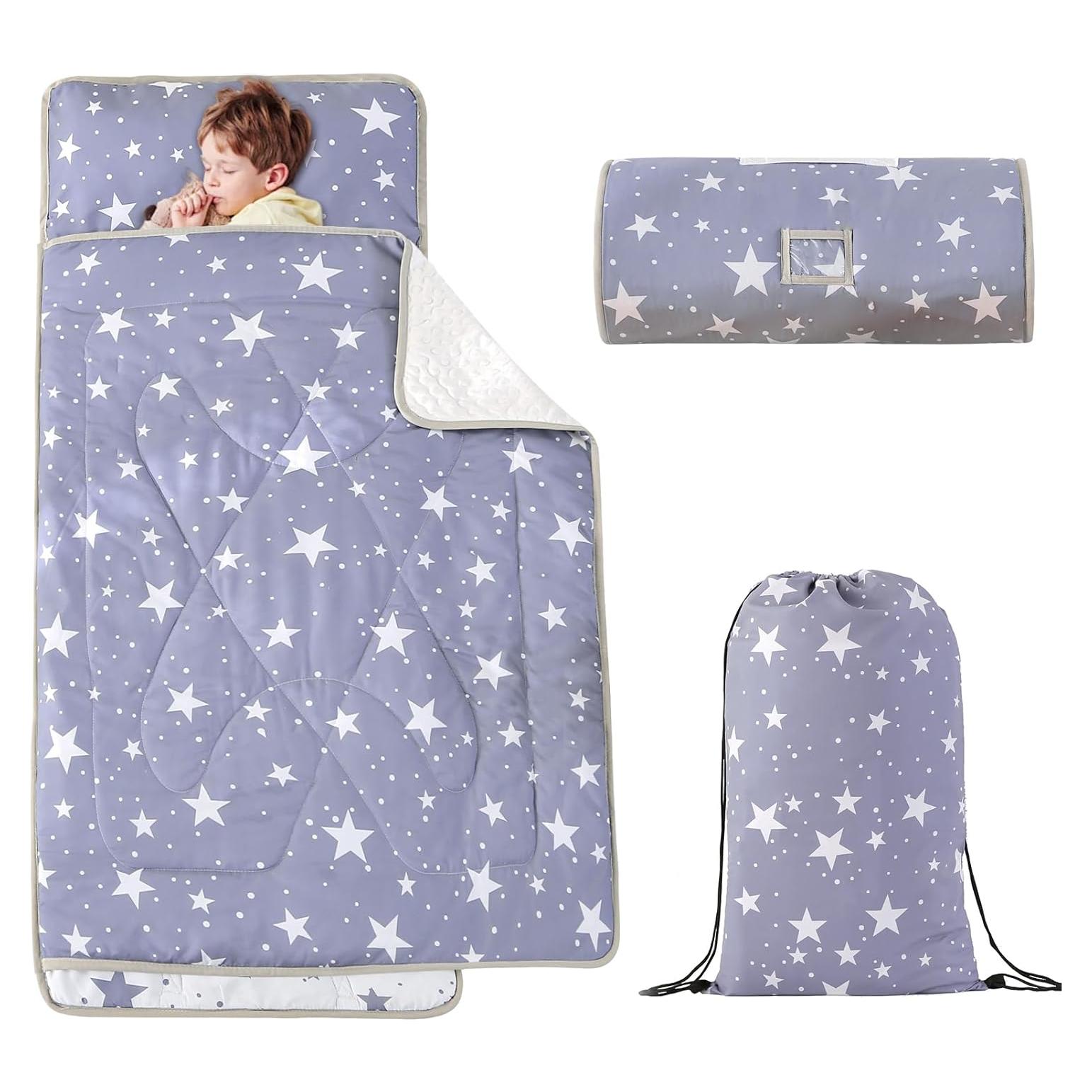 Colchoneta para Siesta Wowelife Estrella Gris 127x51 cm