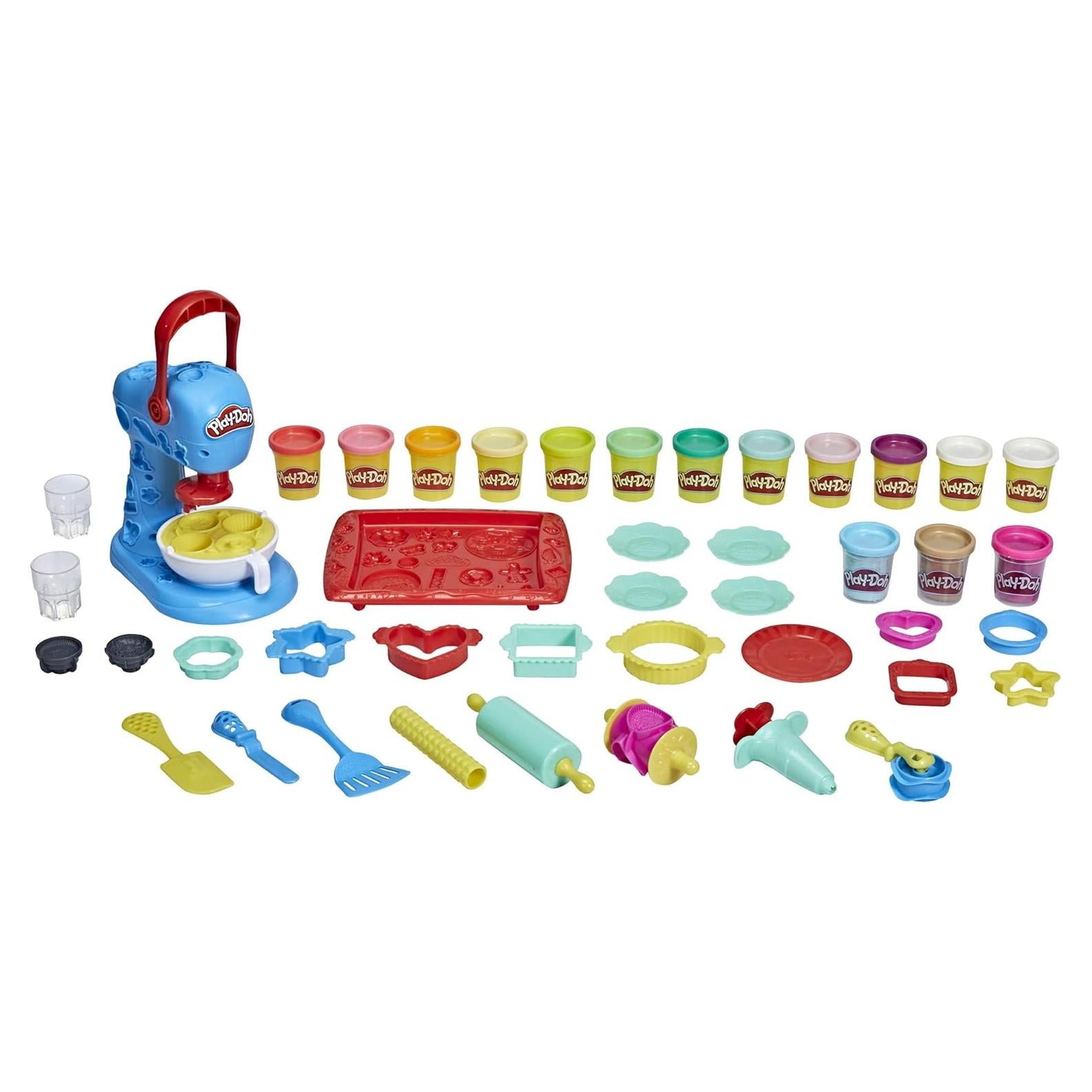 Juego de Hornear Galletas Play-Doh con Mezclador y 15 Latas
