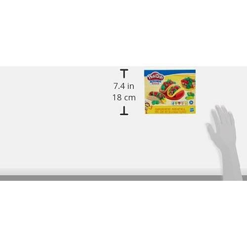 Juego de Comida Play-Doh Taco Time para Niños 3+ con 4 Colores
