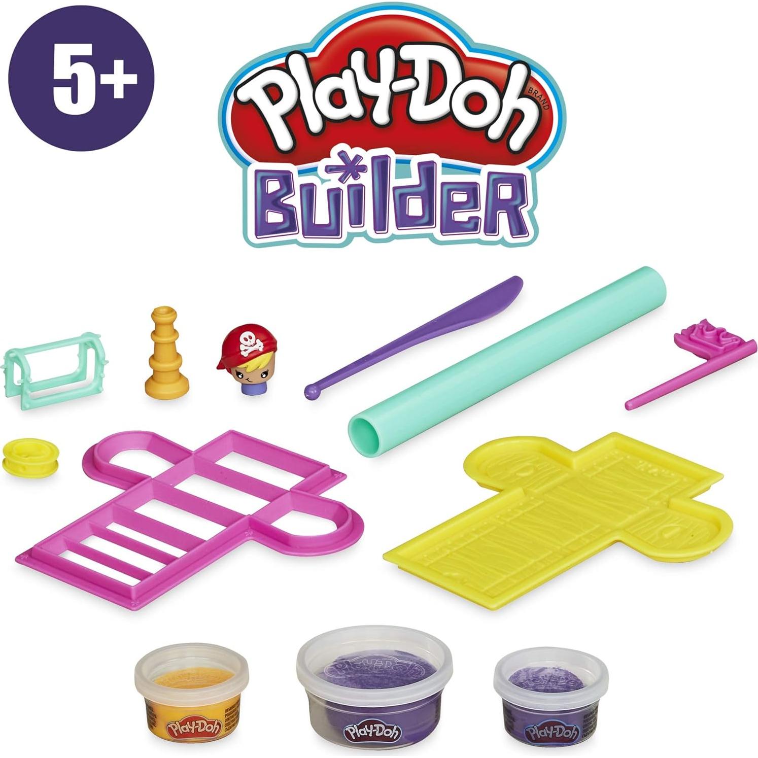 Kit Cofre del Tesoro Play-Doh 3D para Niños 5 Años+