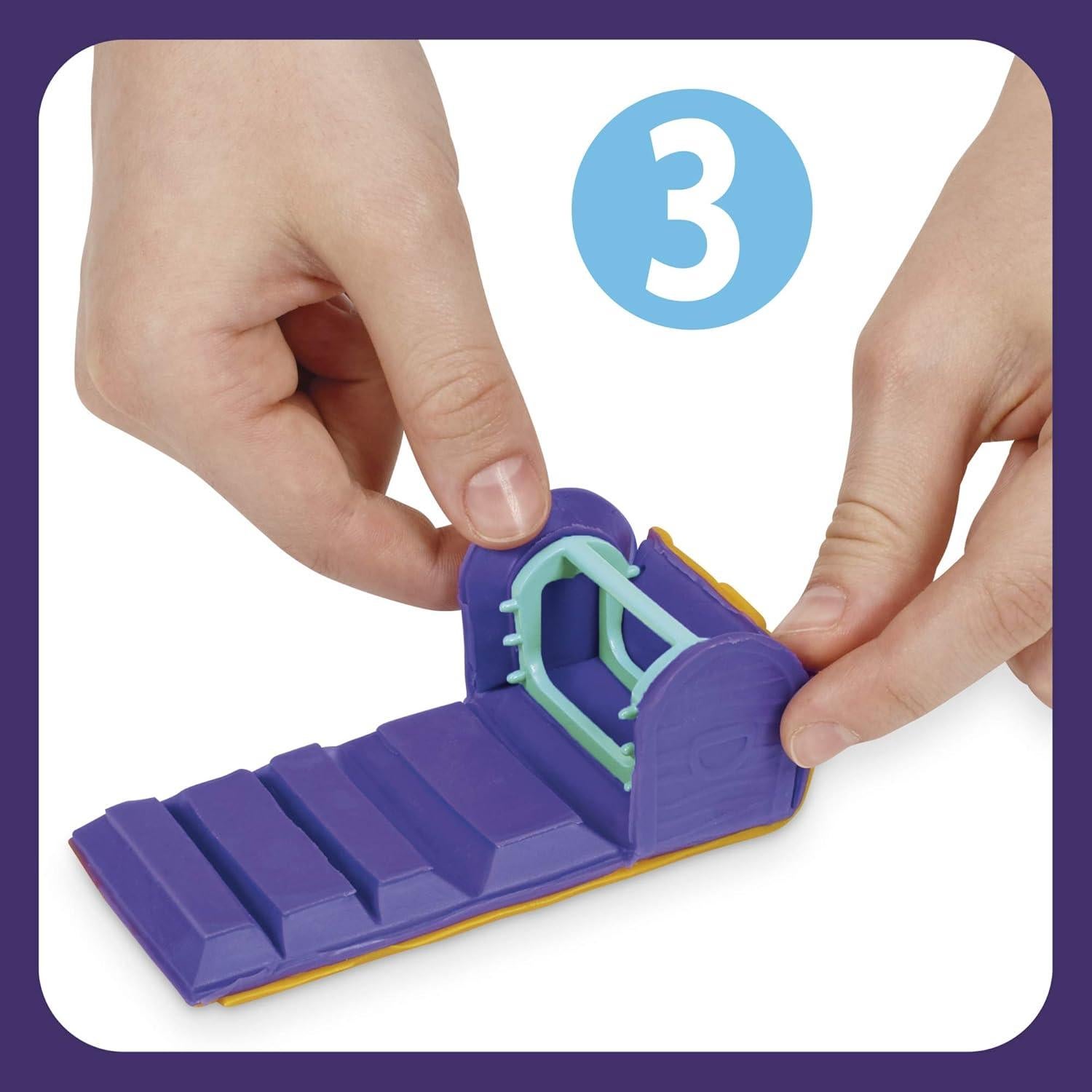 Kit Cofre del Tesoro Play-Doh 3D para Niños 5 Años+