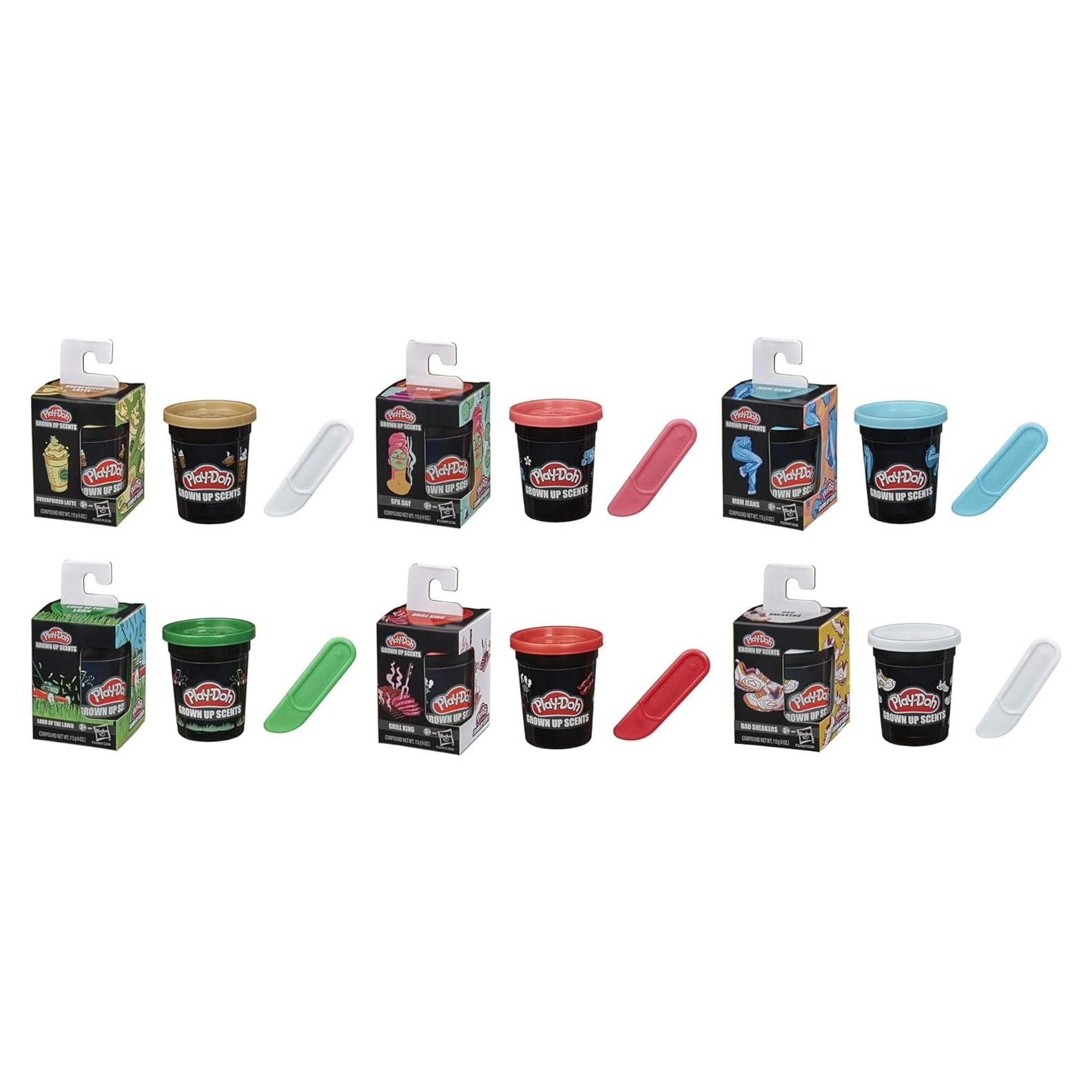 Play-Doh Aromas para Adultos Multipack 6 Colores y Aromas