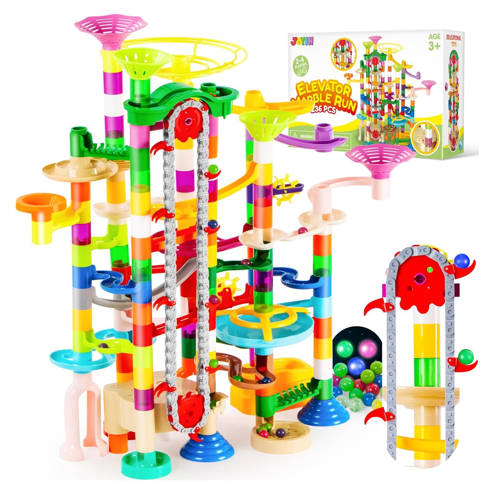 Set de Carrera de Canicas Joyin 236 Piezas con Ascensor