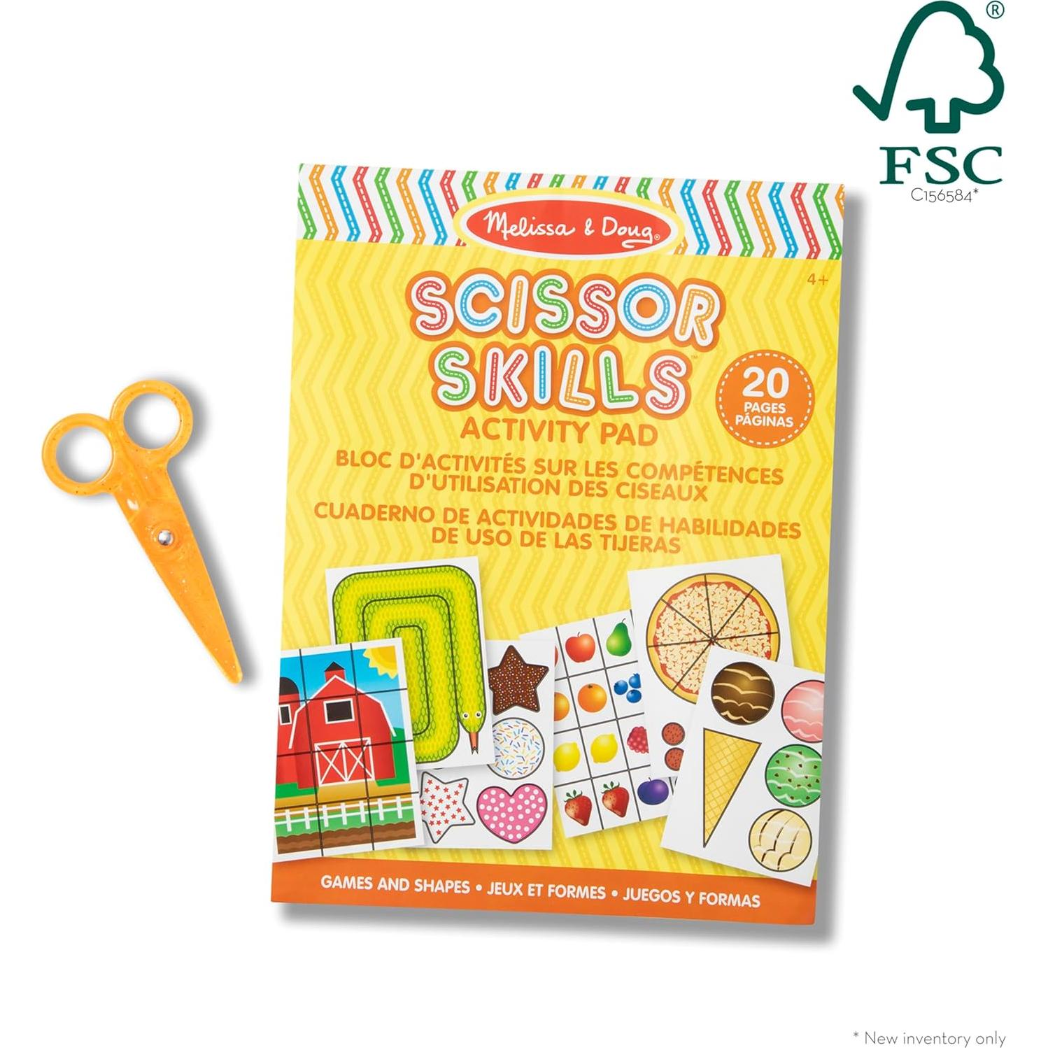 Libro de Actividades con Tijeras Melissa & Doug - 20 Páginas