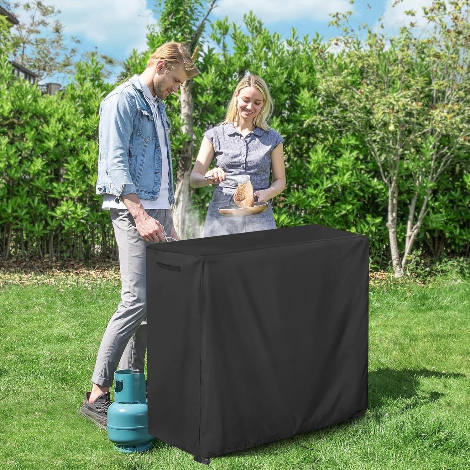 Cubierta Impermeable para Estufa Doble Quemador Aidetech 78.74x40.64x73.66 cm