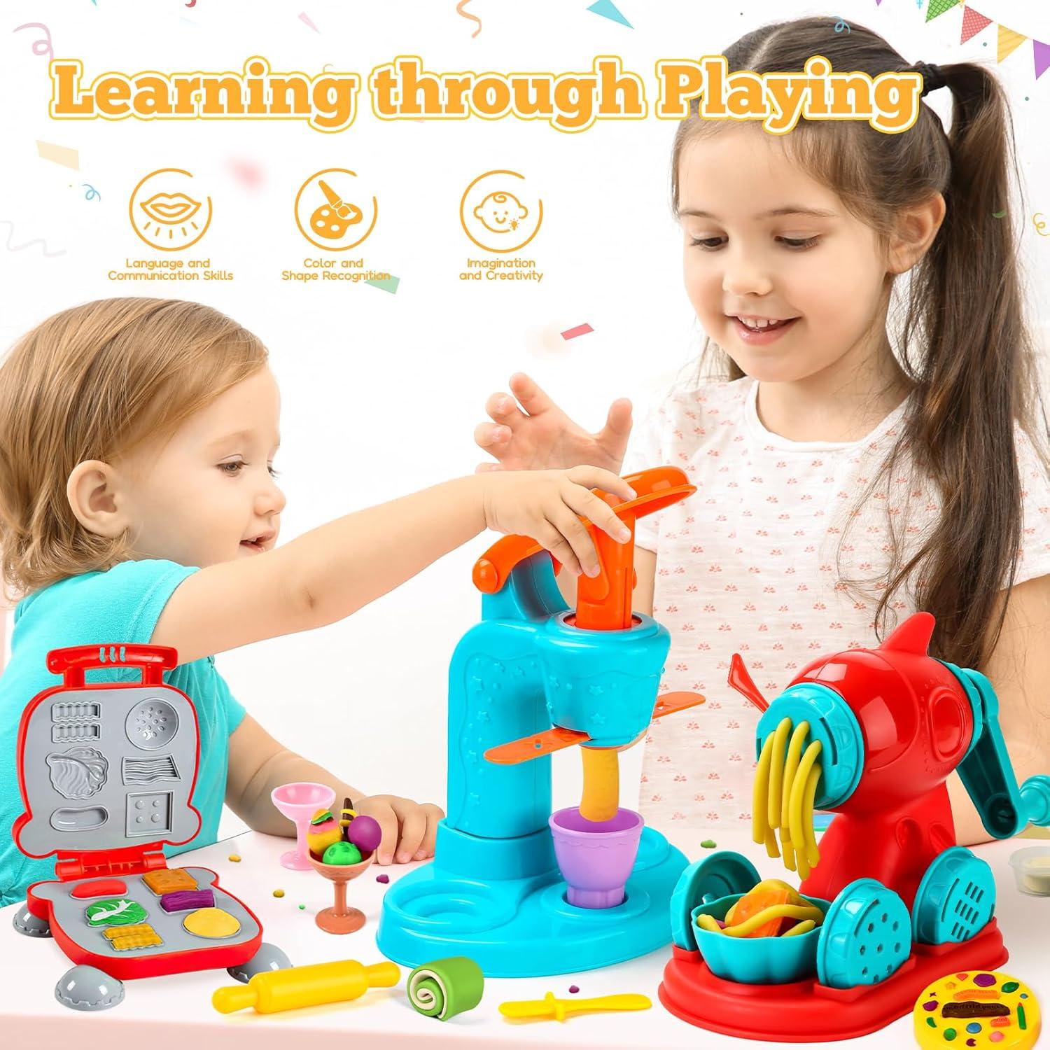 Juego de Masa 59 PCS LE CAI TOYS 3 en 1 para Niños