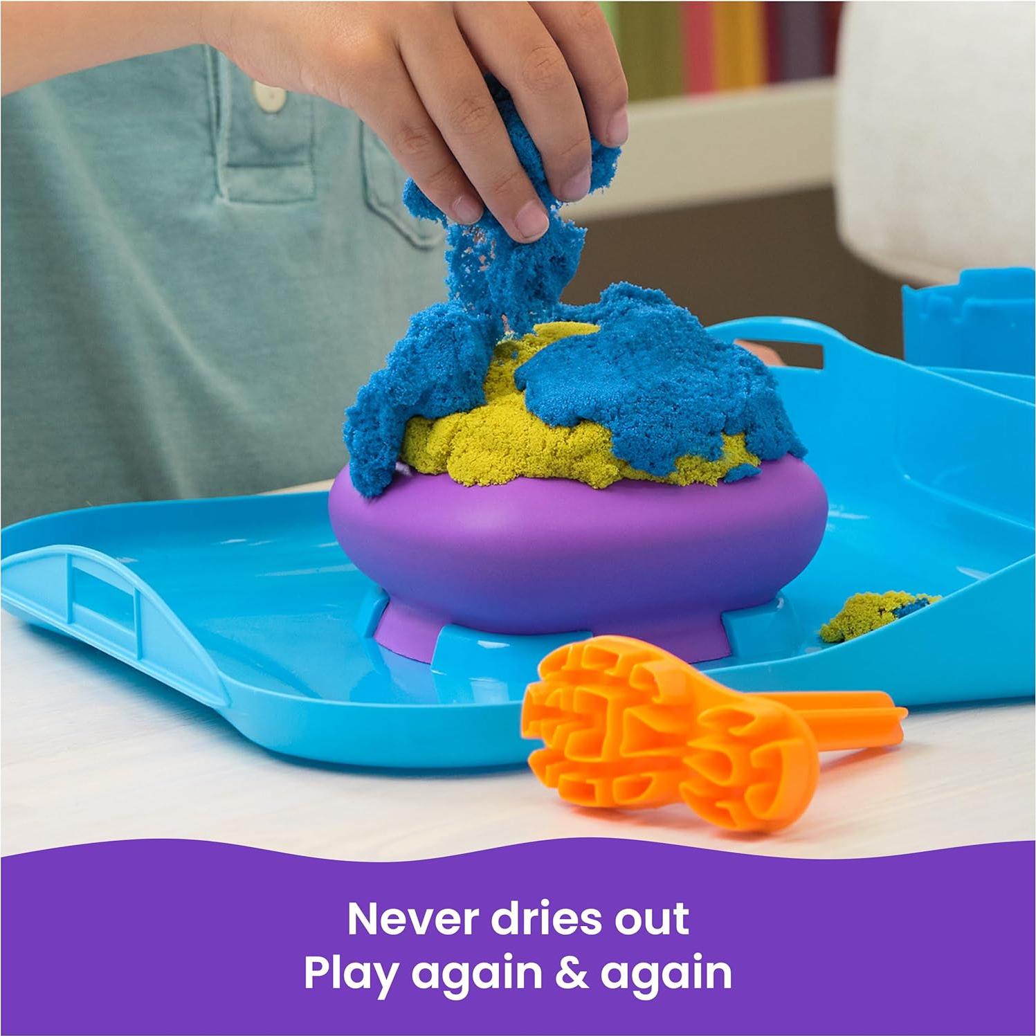 Arena Cinética SquishMotion 0.91kg 5 Herramientas Juguete